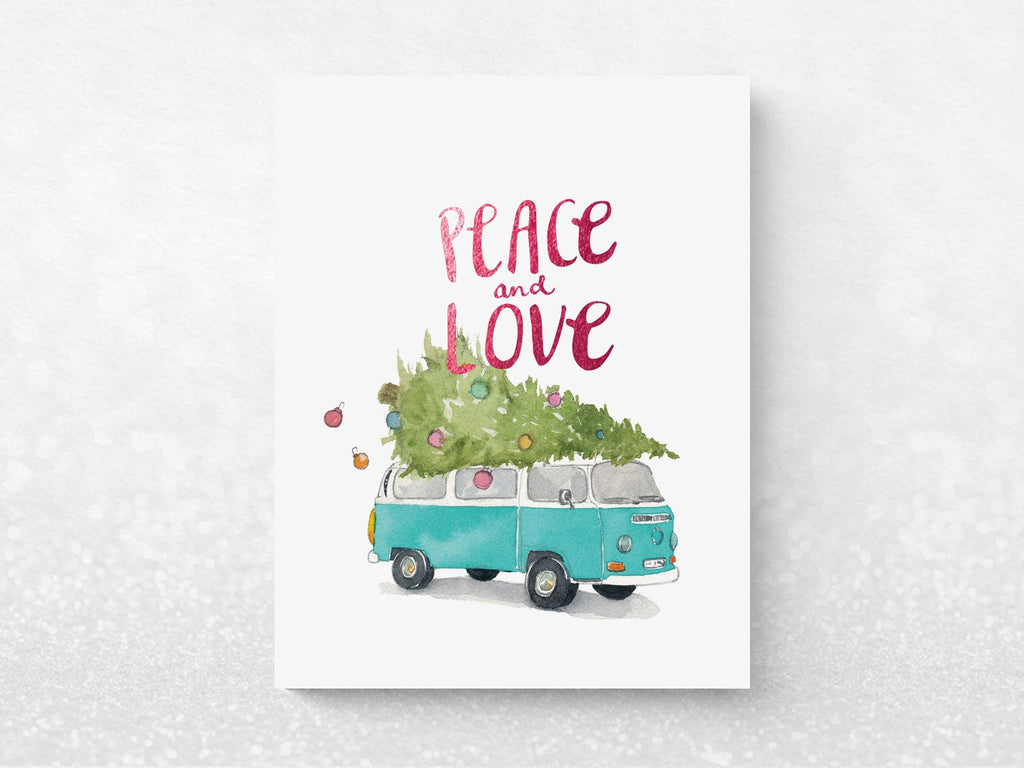 VW Bus Holiday Cards - Set of 6