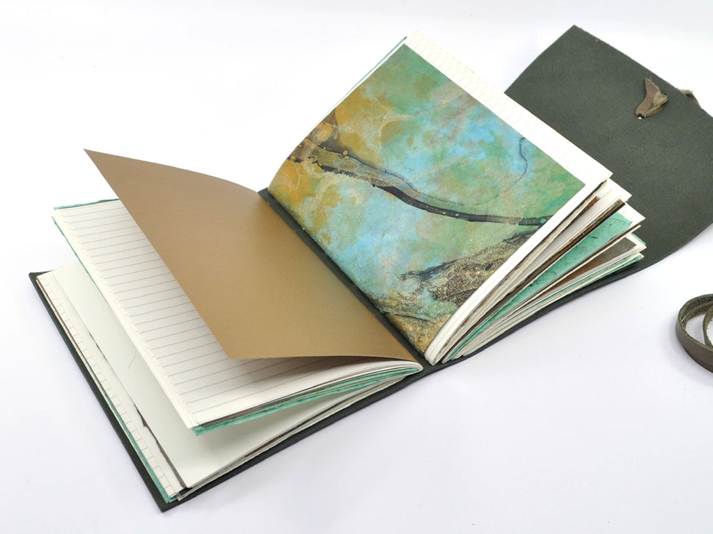 Verdigris One of a Kind Leather Journal