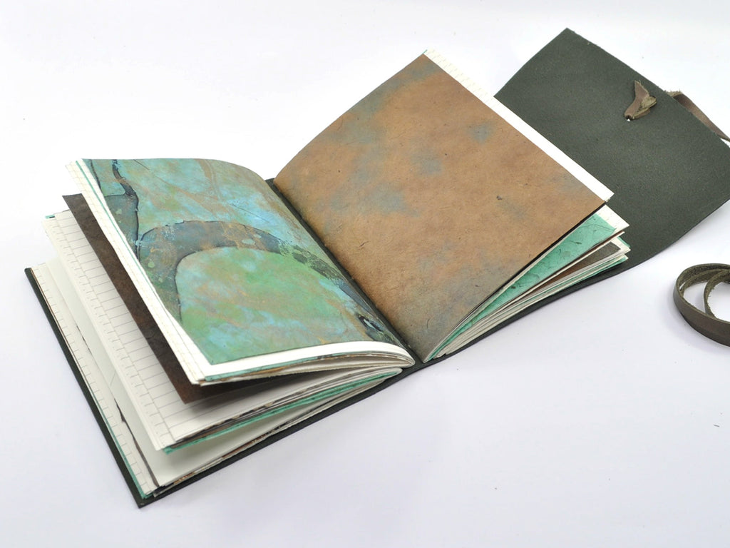 Verdigris One of a Kind Leather Journal