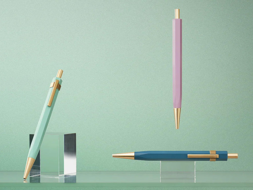 Ystudio Ocean Sustainable Ballpoint Pen - Sea Indigo