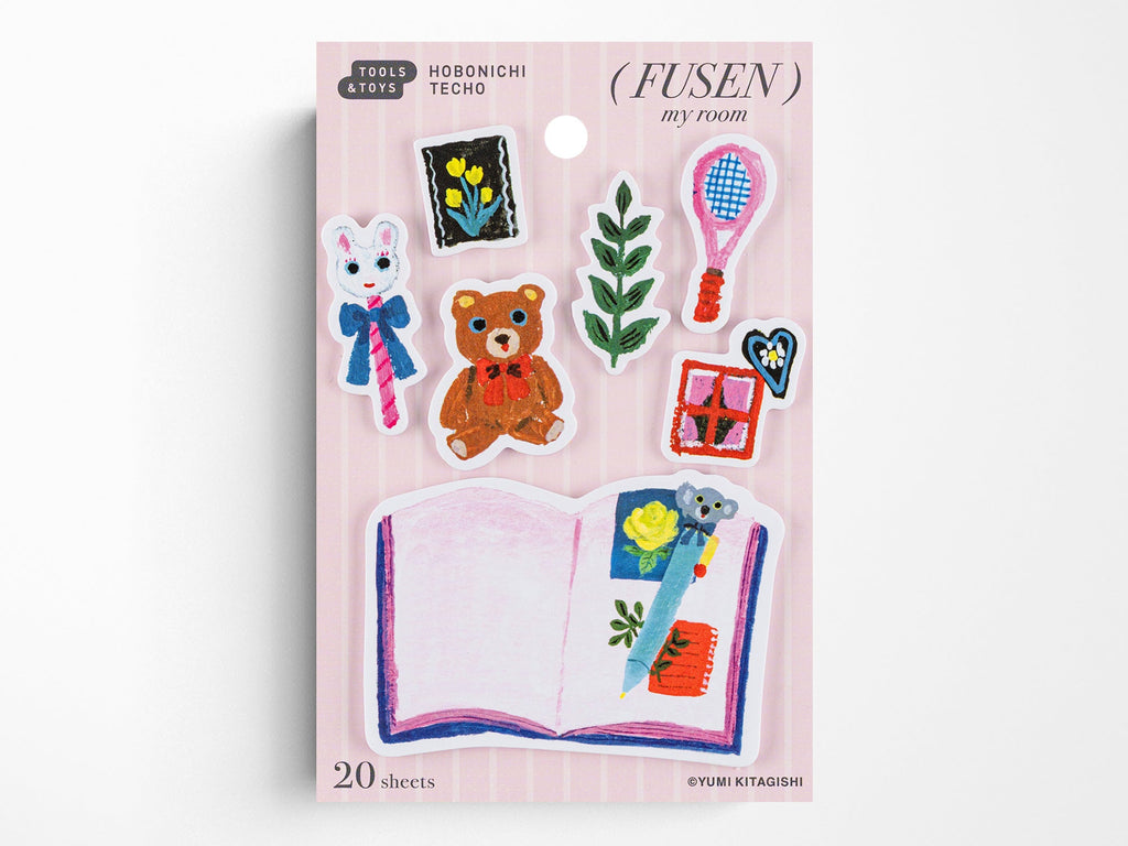 Yumi Kitagishi: Hobonichi Sticky Note Tabs - My Room