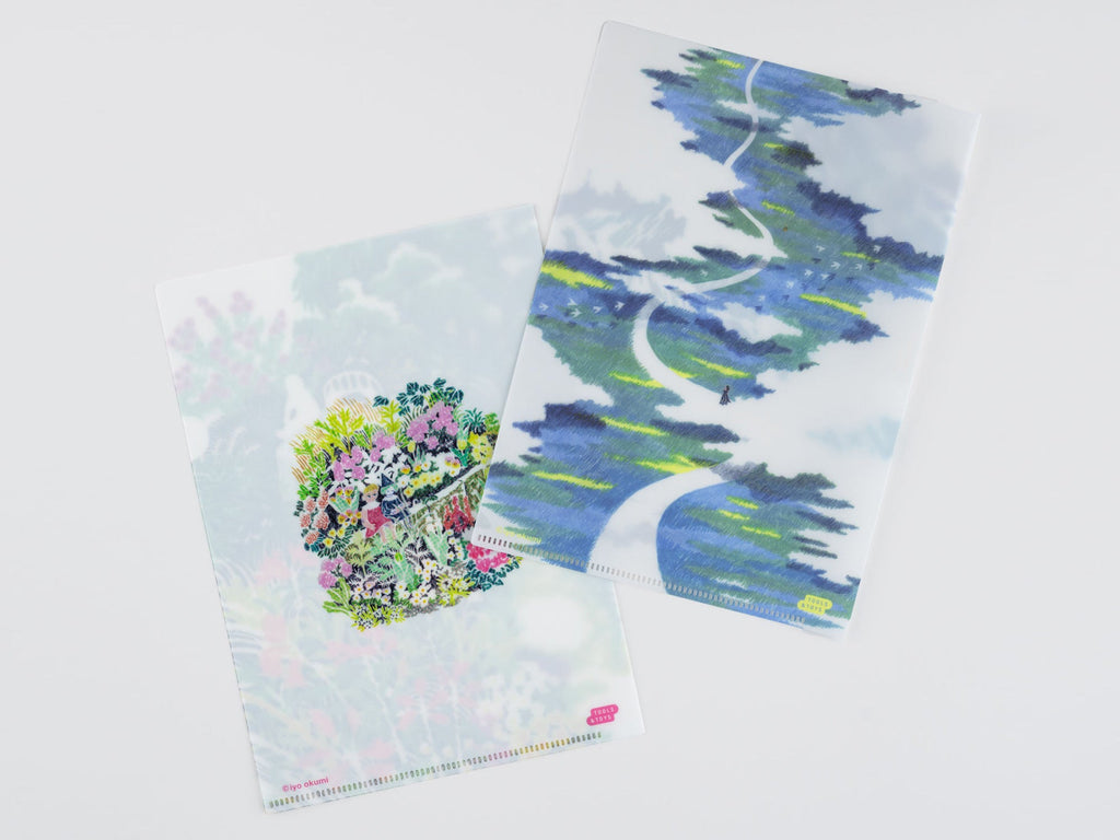 iyo okumi: Hobonichi Clear Folder Set of 2 for A5 Size