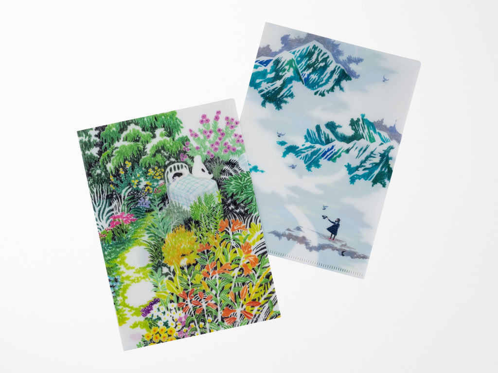 iyo okumi: Hobonichi Clear Folder Set of 2 for A5 Size