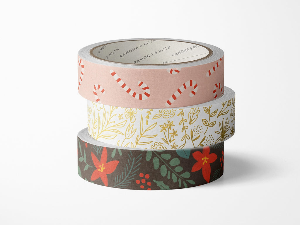 Holiday Washi Tape | Boxed Set of 3