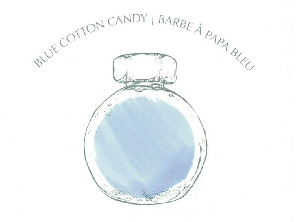 Blue Cotton Candy Fountain Pen Ink