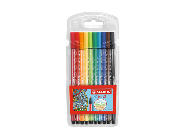 Stabilo Pen 68 Brilliant Colors Felt Tip Markers Set of 6 – Jenni Bick  Custom Journals