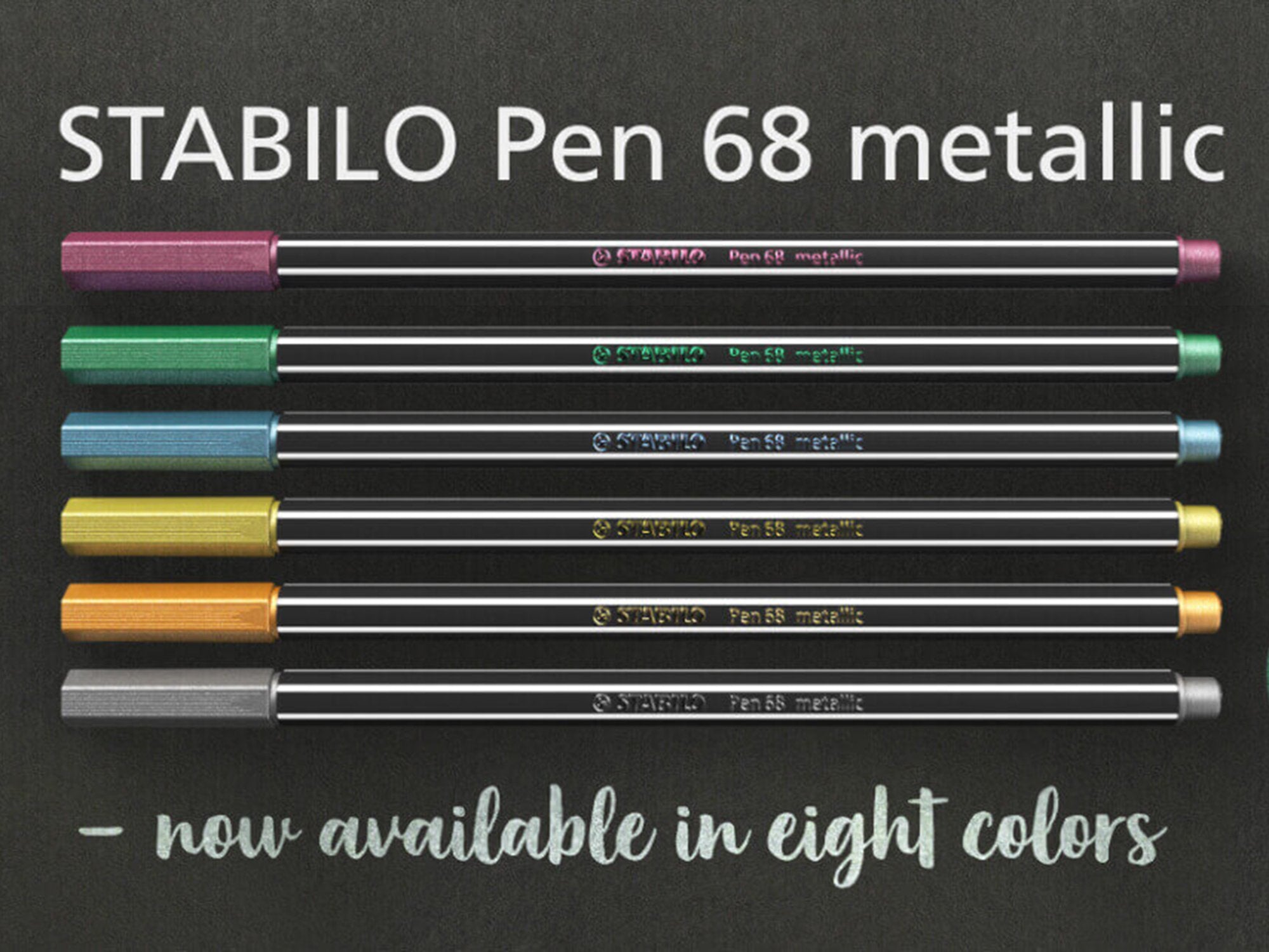 Feutre métallisé STABILO Pen 68 metallic