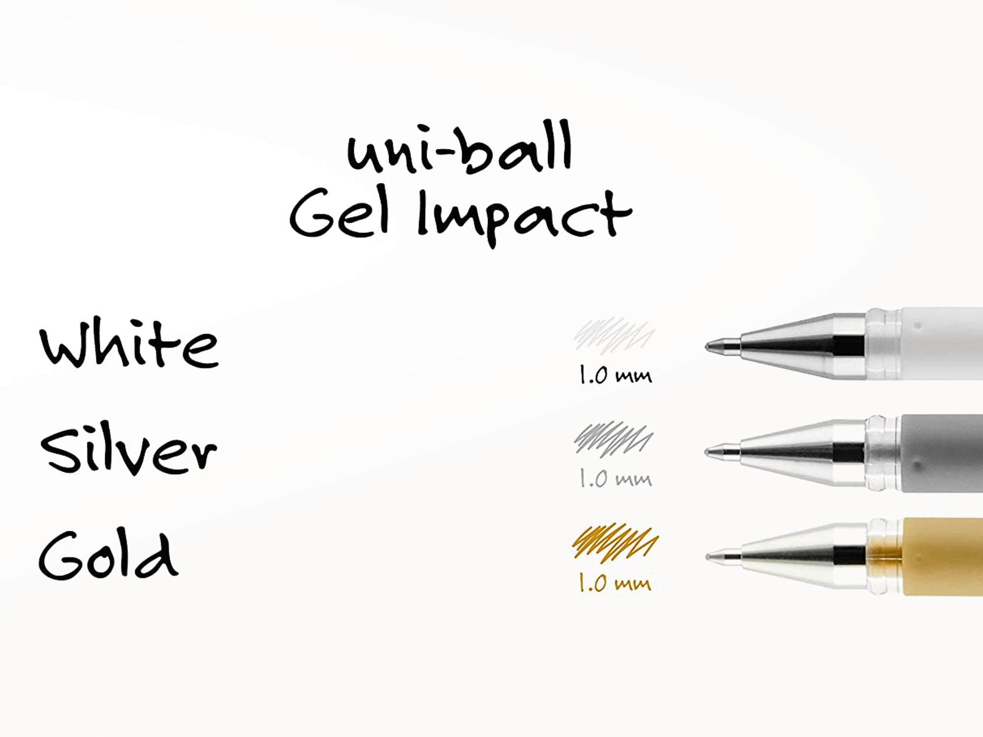 uni-ball Signo Gel Impact Gel Pen Gold