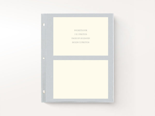CRANBURY Photo Album Pages for 3-Ring Binder - (5x7, 24 Pack), Holds 96  Pictures, Include Handy Memo Cards, Heavy Duty, Crystal Clear 5 x 7 Photo Album  Refill Pages, 5x7 Photo Sleeve Sheet Protectors 
