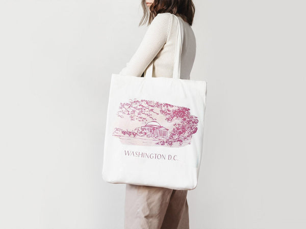 Tote Bag Washington DC Cherry Blossom Festival – Jenni Bick Custom Journals