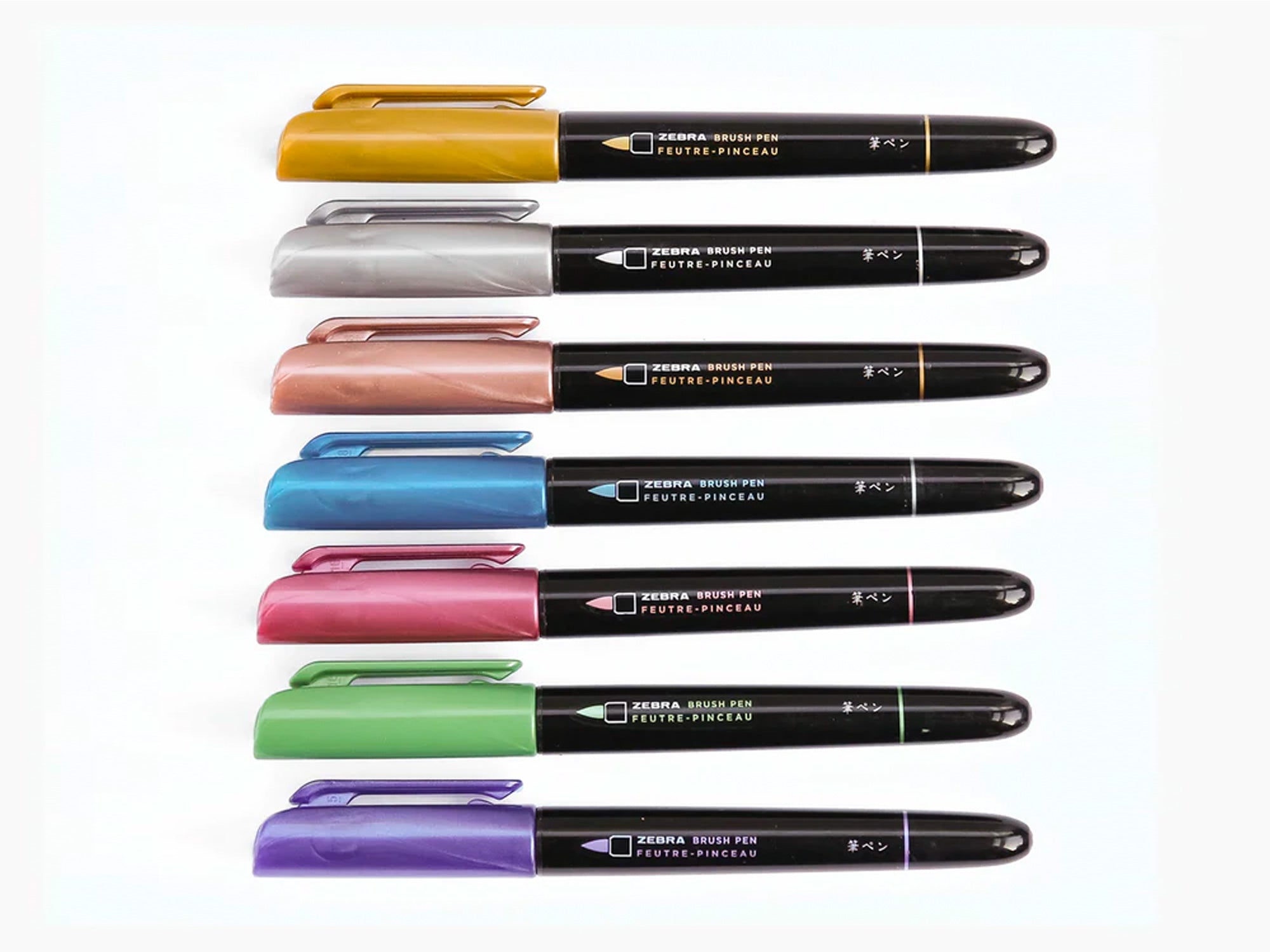 Zebra Metallic Brush Pen – Jenni Bick Custom Journals